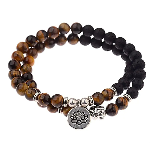 Charm Retro Buddha Bead Bracelet