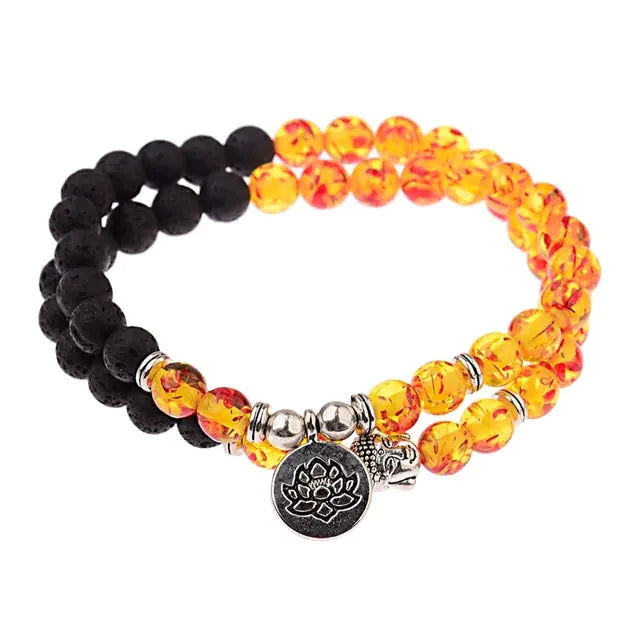 Charm Retro Buddha Bead Bracelet